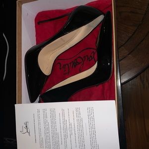Christian Louboutin red bottom shoes size 39
